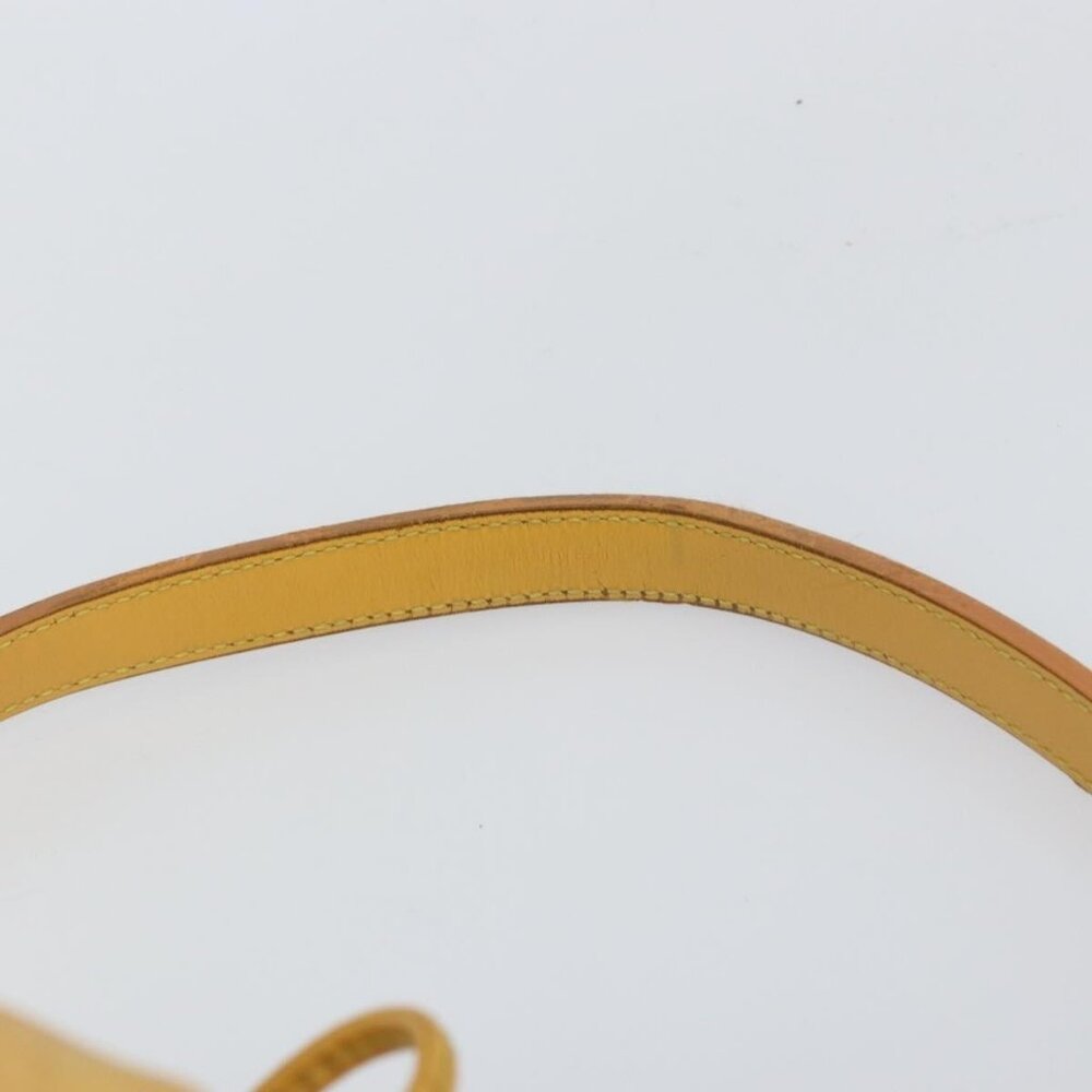 Authentic LOUIS VUITTON Epi Petit Noe Shoulder Bag Yellow M44109 LV - Picture 15 of 16